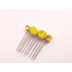 Peigne intemporel en cristal jaune n°2 Alaman