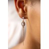 Janaïs Bijoux de mariées boucles d'oreilles oxydes de zirconium