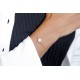 Bracelet plaqué or gold filled perle de culture solitaire