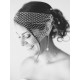 Accessoire voilette mariage - voilette amovible pour un effet style rétro