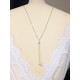 Collier de dos grain de riz en perles de culture - Prêt à porter bijoux