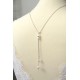 Collier de dos avec fermoir et pendentif de dos amovible