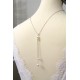 Collier de dos avec fermoir et pendentif de dos amovible