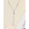 Parure mariage perles et zirconium - Prêt à porter bijoux mariage