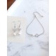 Parure mariage perles et zirconium - Prêt à porter bijoux mariage