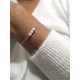 Bracelet de mariée trio perles de culture