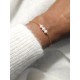 Bracelet de mariée trio perles de culture