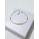 Bracelet mariage minimaliste petites perles de culture d'eau douce Madiana