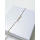 Bracelet mariage minimaliste petites perles de culture d'eau douce Madiana