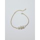 Bracelet de mariage dégradé de perles de culture d'eau douce