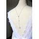 Bijou mariage de dos amovible et collier de mariée rose gold filled