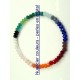 Bracelet porte-bonheur trio de cristal turquoise