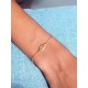 Bracelet Millésime gold filled filigrane style vintage