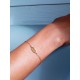 Bracelet Millésime gold filled filigrane style vintage