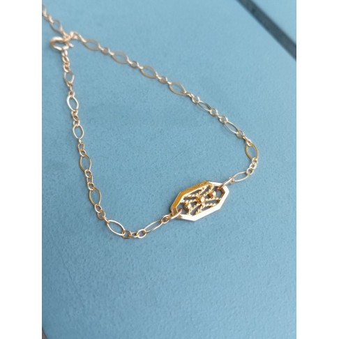 Bracelet Millésime gold filled filigrane style vintage