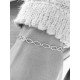 Bracelet gold filled mailles alternées
