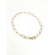 Bracelet gold filled mailles alternées