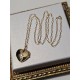 Collier pendentif porte-photo coeur cassolette