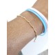 Bracelet Univers gold filled - Bracelet chaîne boules - Bracelet chaîne satellites