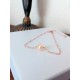 Bracelet Alba rose gold filled et perle de culture pêche mailles alternées