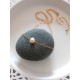Collier Alba perle de culture pêche gold filled mailles atlernées