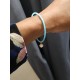 Bracelet jonc silicone et perle de culture d'eau douce