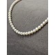 Collier tour de cou perles de culture d'eau douce Madeleine