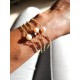 Bracelet Klod chaîne perlée et perle de culture