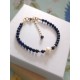 Bracelet Estéban perles en lapis lazuli et perle de culture