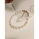 Bracelet perles de culture baroques cerclées Marima