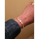Bracelet maillons et perles de culture Narjess