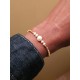 Bracelet maillons et perles de culture Narjess