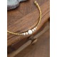 Bracelet maillons et perles de culture Narjess