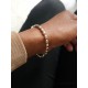 Bracelet Nessim perle de culture et grains de riz argent