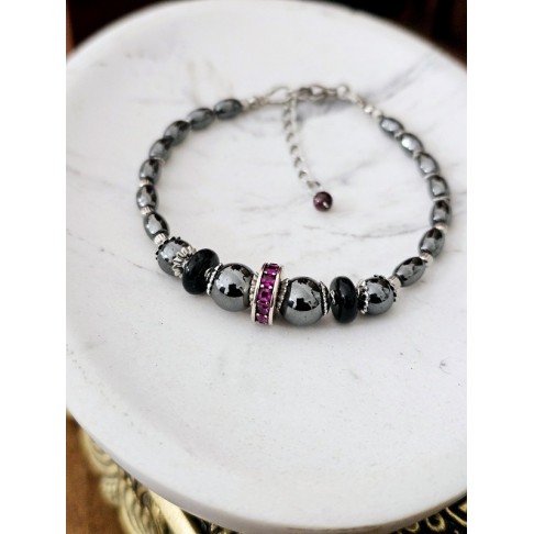 Bracelet hématite Johine