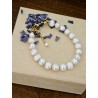 Bracelet perles de culture baroques cerclées Sanatia
