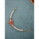 Bracelet Amael papillon cornaline et perles de culture