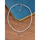 Collier perles de culture et amulette citrine Isaraa