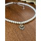 Collier Vittoria perles de culture et amulette citrine