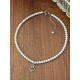 Collier Vittoria perles de culture et amulette citrine