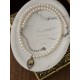 Collier Vittoria perles de culture et amulette citrine