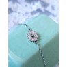 Bracelet mariage ovale zirconium - Prêt à porter bijoux mariage