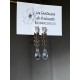 Boucles d'oreilles mariage gouttes en cristal - Prêt à porter