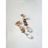 Boucles d'oreilles mariage gouttes en cristal - Prêt à porter