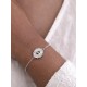 Bracelet mariage ovale zirconium - Prêt à porter bijoux mariage