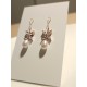 Boucles d'oreilles Icône rose gold et perles de culture - prêt à porter