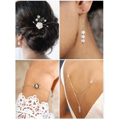 Commande personnalisée Bijoux mariage