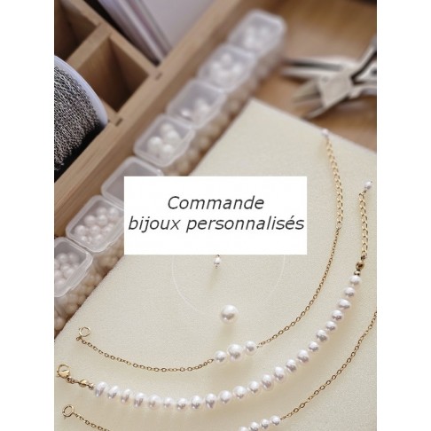 Bijoux mariage personnalisés