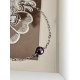 Bracelet Arya perle de culture aubergine