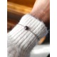 Bracelet Arya perle de culture aubergine